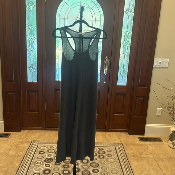 Calme by Johnny Was Gray Throw On Cozy Sweater Tank Dress - Picture 3 of 7